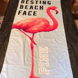 BNIP VS PINK BEACH TOWEL